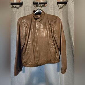 Men's Brown Leather Jacket